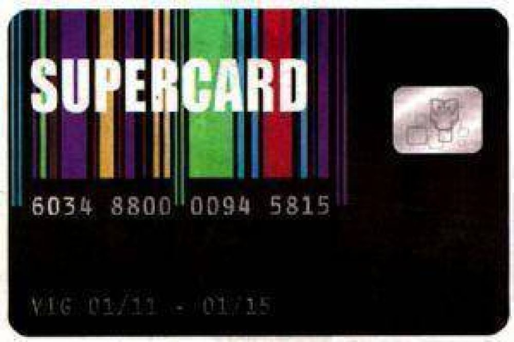 Ingresos de $2.500 por mes exigen para tener la Supercard