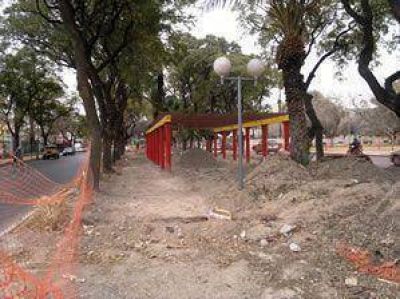 Importante refacci�n de la avenida Rawson	