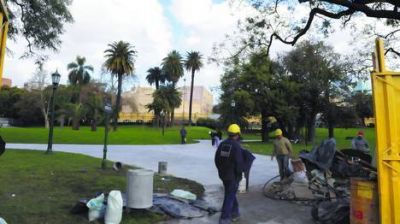 Tras la obra y la pol�mica, abren la Plaza Alvear en Recoleta