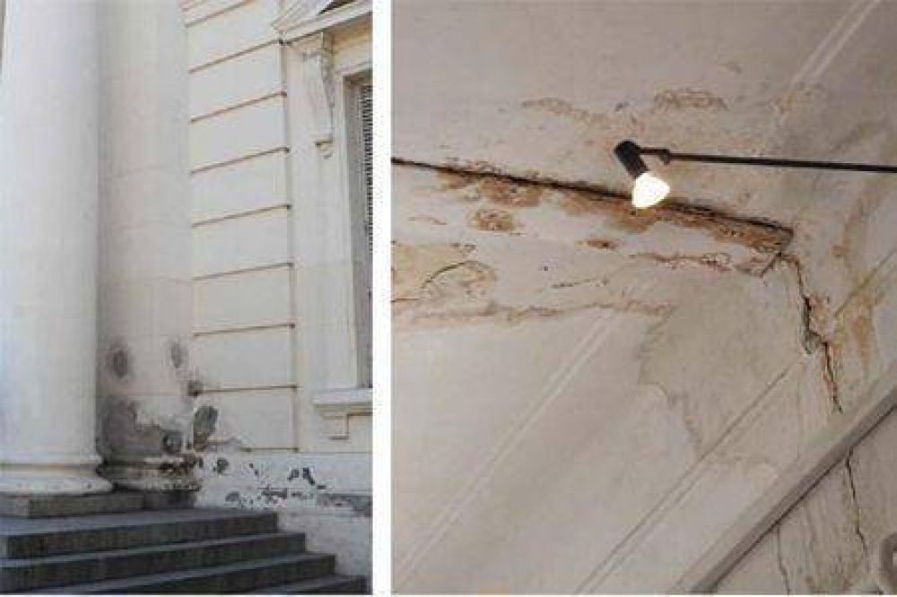 Nadie controla el estado de los edificios p�blicos e hist�ricos de R�o Cuarto