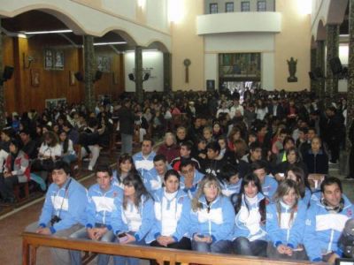 Unos 500 j�venes de la Di�cesis de San Roque partieron a R�o de Janeiro