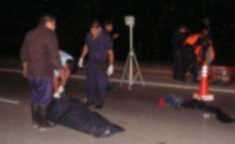 V�ctima fatal en accidente de transito