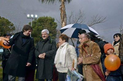Fue inaugurada la nueva Plaza Santa Luc�a en San Fernando