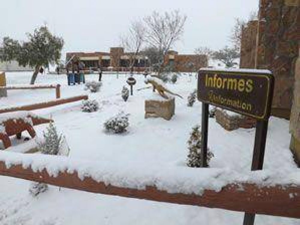  La nieve sorprendi� a los sanjuaninos