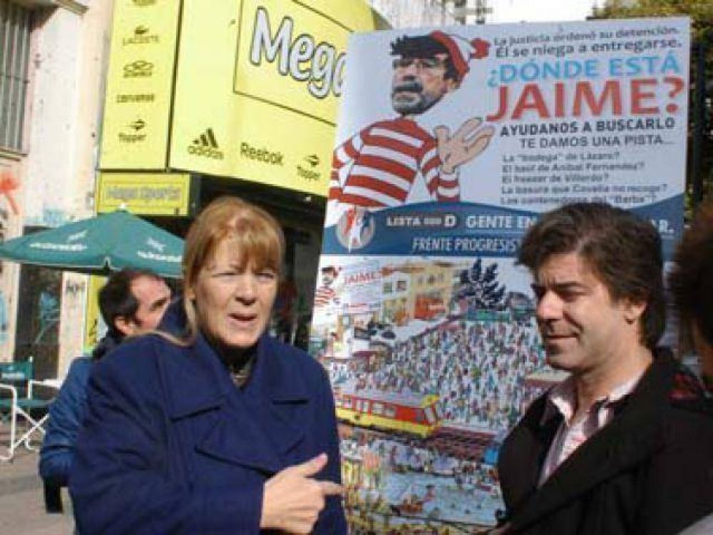 Stolbizer en el Paseo Rivadavia