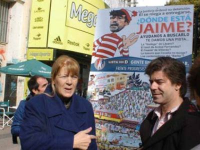 Stolbizer en el Paseo Rivadavia