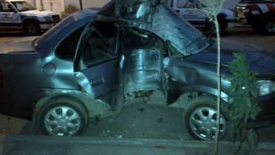 Joven muri� en Fiambal� tras chocar su auto con una columna