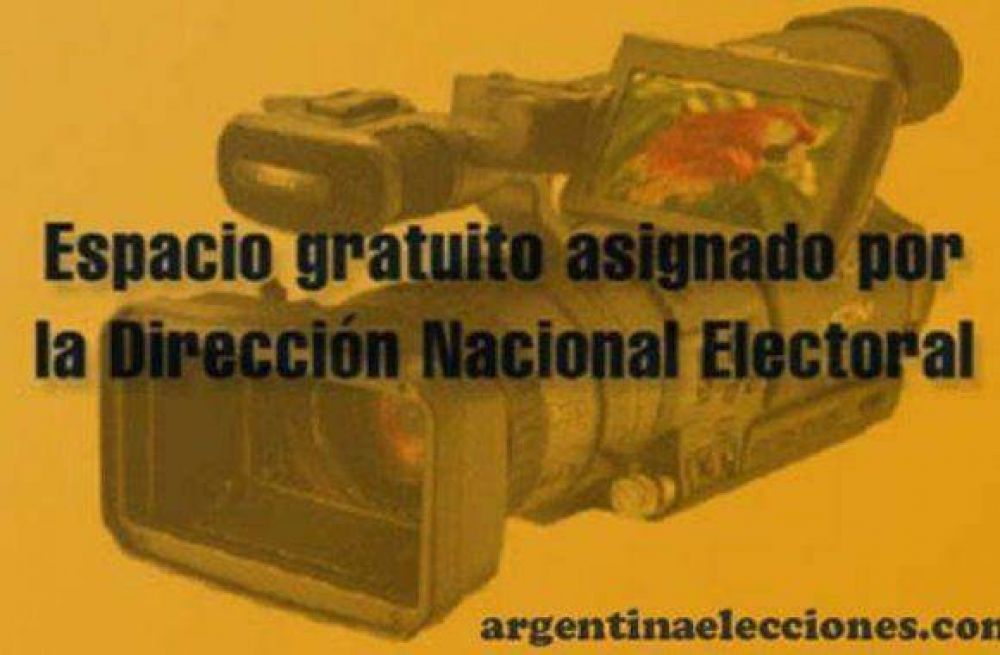 Los candidatos comienzan con los spots electorales
