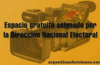 Los candidatos comienzan con los spots electorales