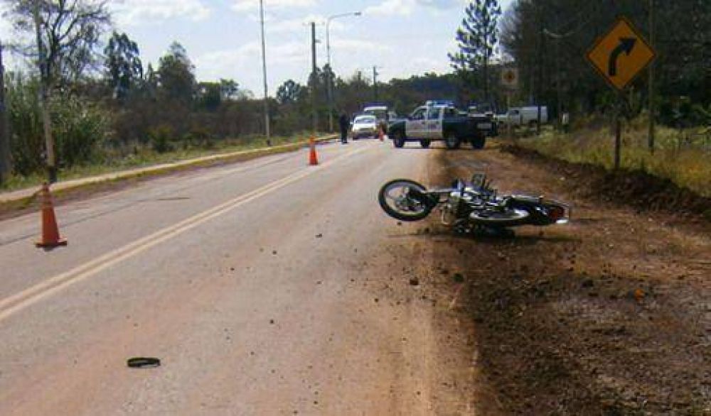 Menor choc� a una abuela con la moto y ambos murieron