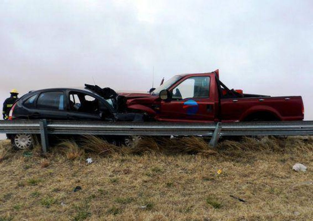 Un muerto en un choque en la ruta 35