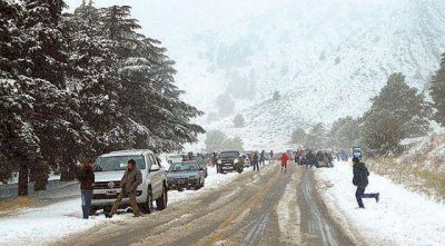 Otra vez la nieve cubri� de blanco al sudoeste