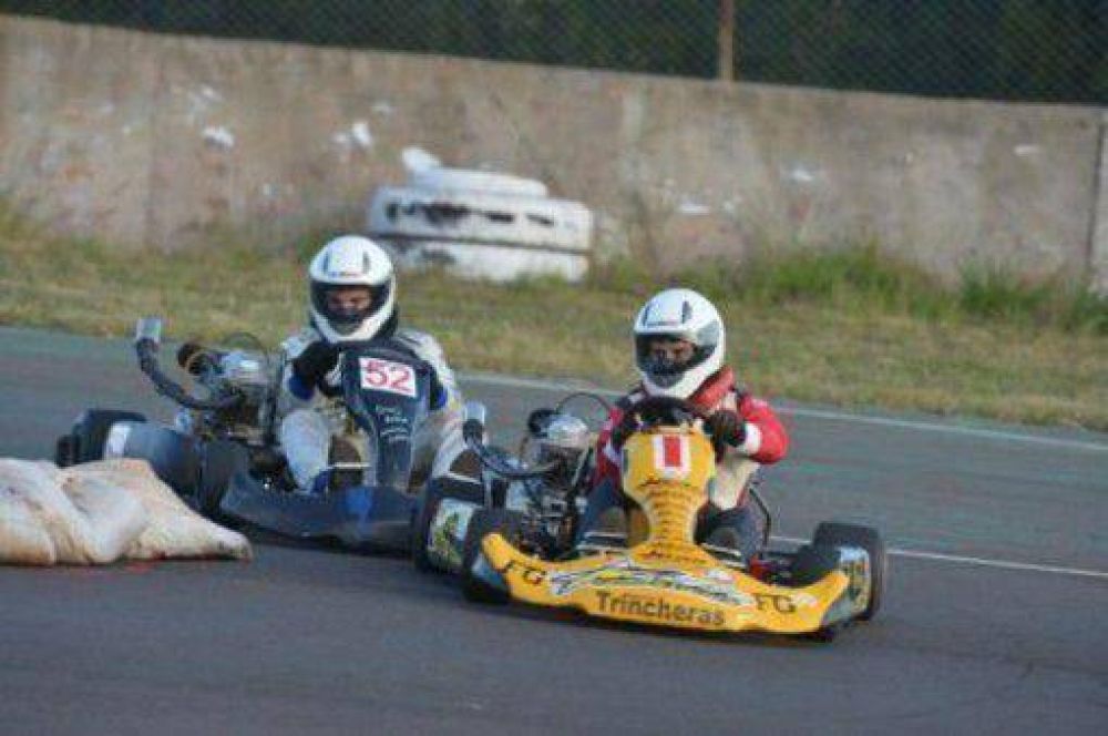 Fr�o y ganadores conocidos en el karting de Ober�