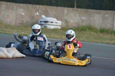 Fr�o y ganadores conocidos en el karting de Ober�