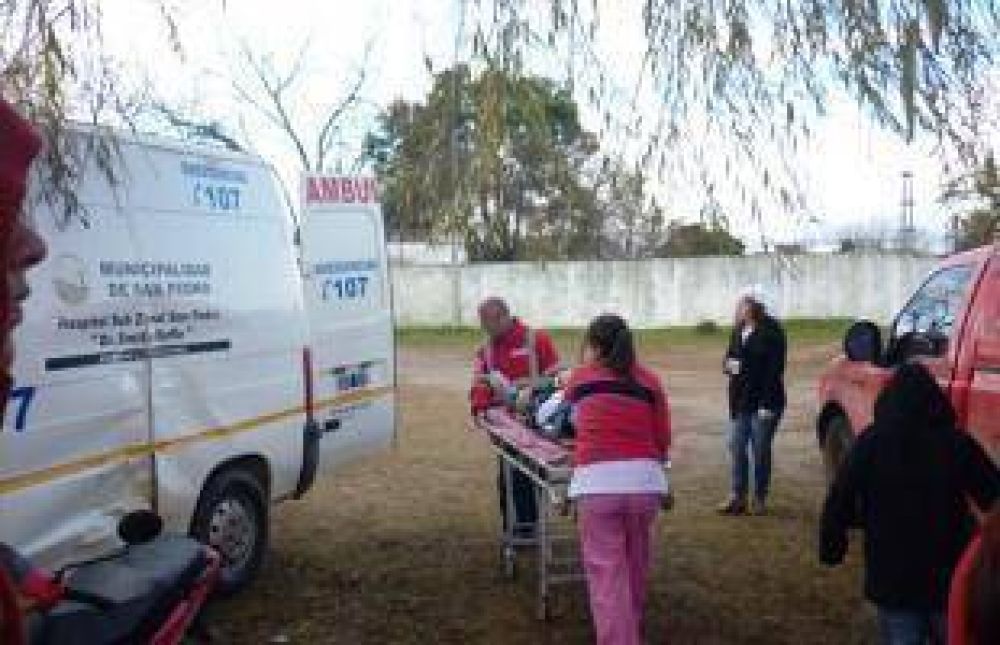 F�tbol: Jugador de agricultores debi� ser hospitalizado
