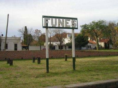 Una plaza loteada en Funes