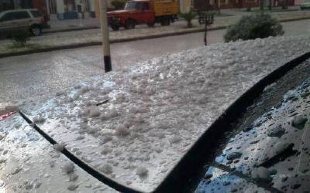 Ola polar: Registran ca�da de nieve en Buenos Aires