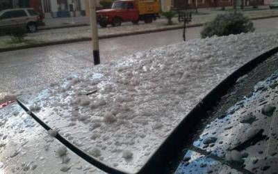 Ola polar: Registran ca�da de nieve en Buenos Aires