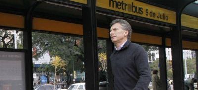 Macri apuesta al Metrobus de la 9 de Julio para ganar la elecci�n