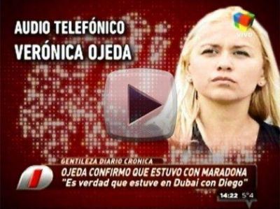 Ver�nica Ojeda: �Roc�o es una noviecita m�s de Diego�