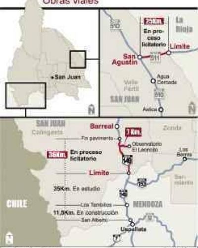 Lanzaron la licitaci�n de 2 rutas estrat�gicas