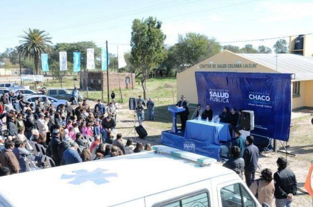 El gobernador inaugur� un centro de salud en Colonia Lalelay