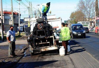 Quilmes: intensifican las tareas de pavimentaci�n en Calchaqu�