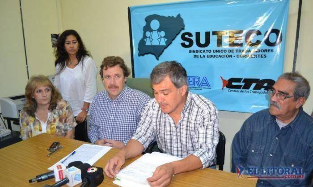 Un gremio sale a la calle a reclamar por la infraestructura escolar