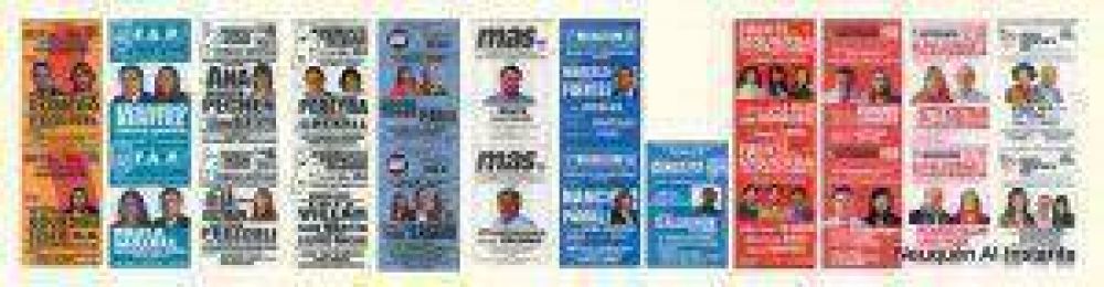 Son 12 las listas que se presentar�n en Neuqu�n