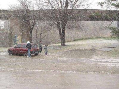 Nev� en Bragado y 25 de Mayo despu�s de varios a�os 
