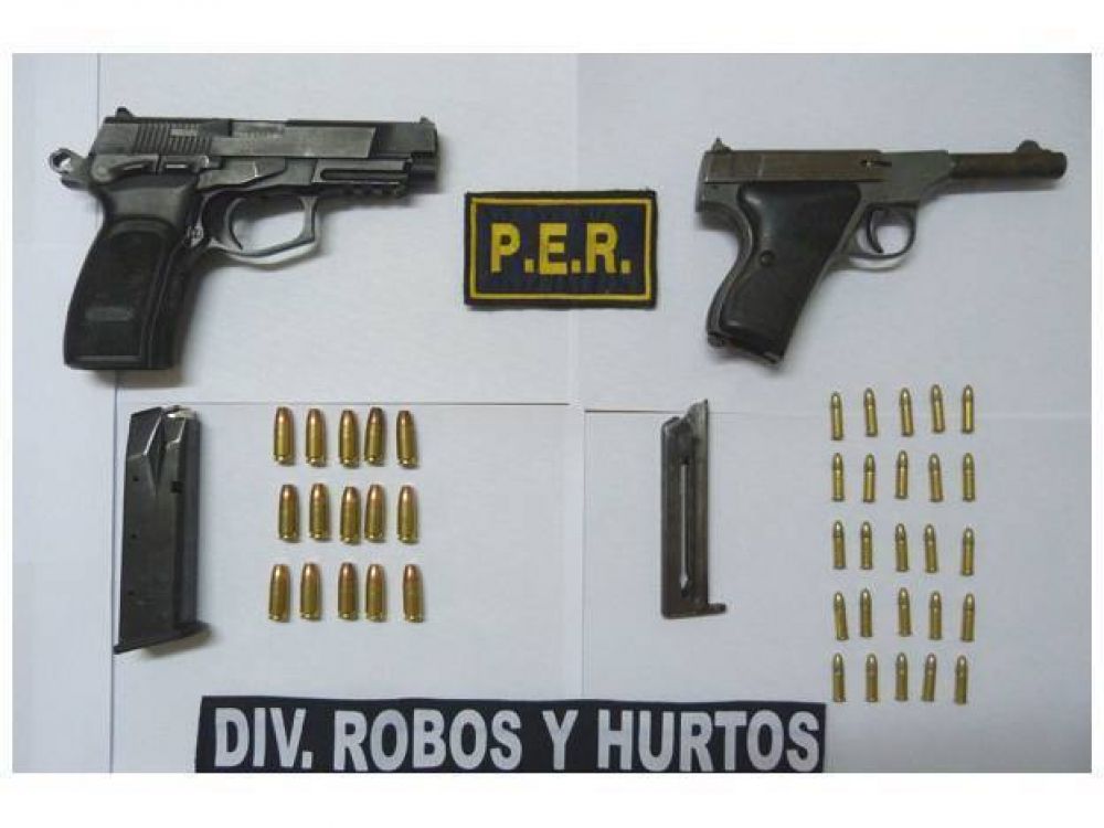 Secuestraron armas en el barrio Municipal