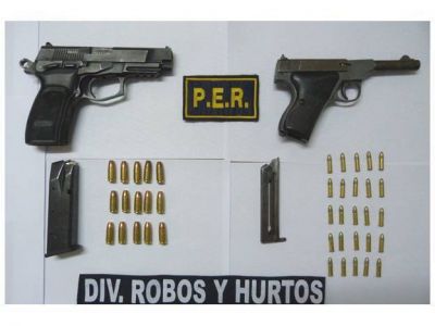 Secuestraron armas en el barrio Municipal