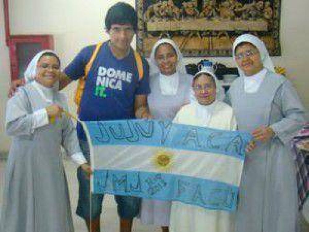 Joven juje�o viaj� 18 d�as a dedo desde nuestra provincia hasta R�o para conocer al Papa Francisco