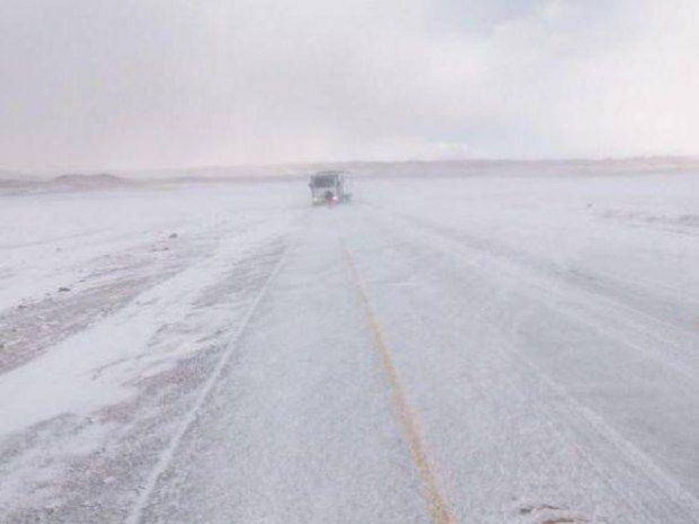 Sigue cortado el Paso de Jama por acumulacin de nieve
