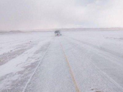 Sigue cortado el Paso de Jama por acumulaci�n de nieve