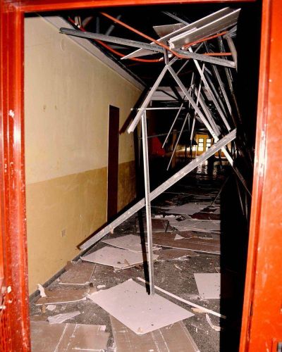 El fuego caus� da�os en la Escuela N� 431
