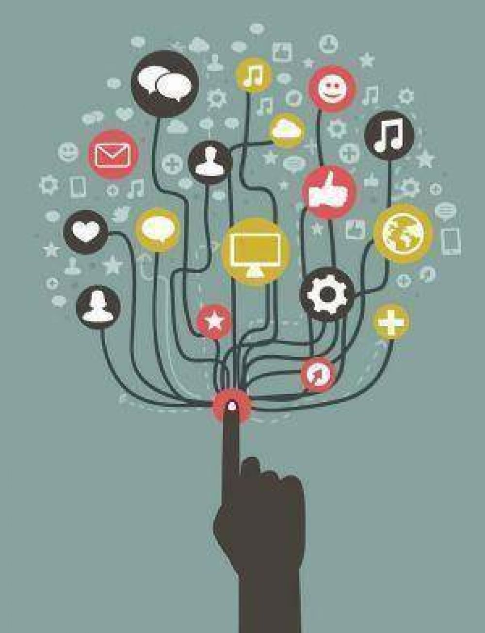 Redes sociales, la �oficina� de muchos mendocinos