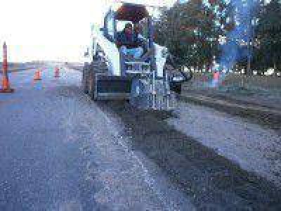 Realizan trabajos de bacheo en la Rutas 51