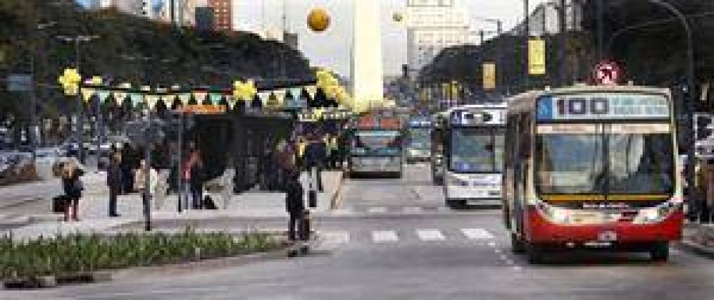 El Metrobus de la 9 de Julio super� la prueba del debut