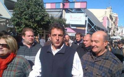 Elecciones 2013: Massa, de campa�a por Pergamino y San Nicol�s