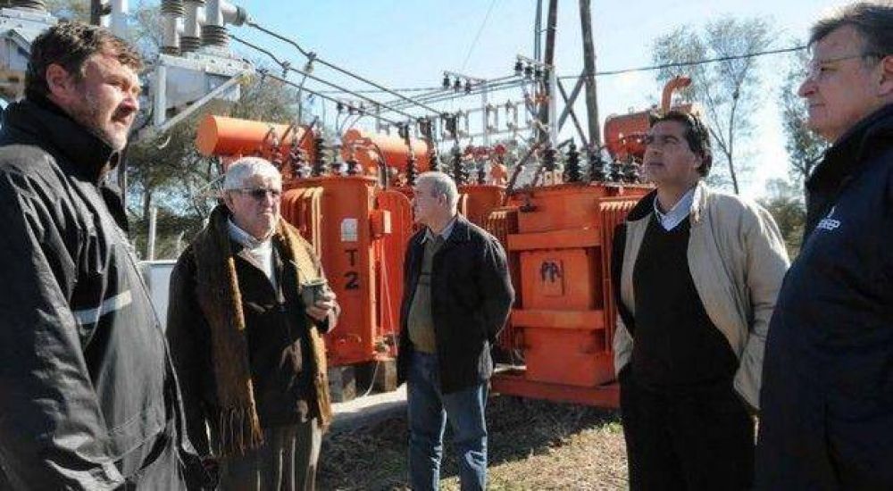 El gobernador habilit� obras en Pampa del Infierno