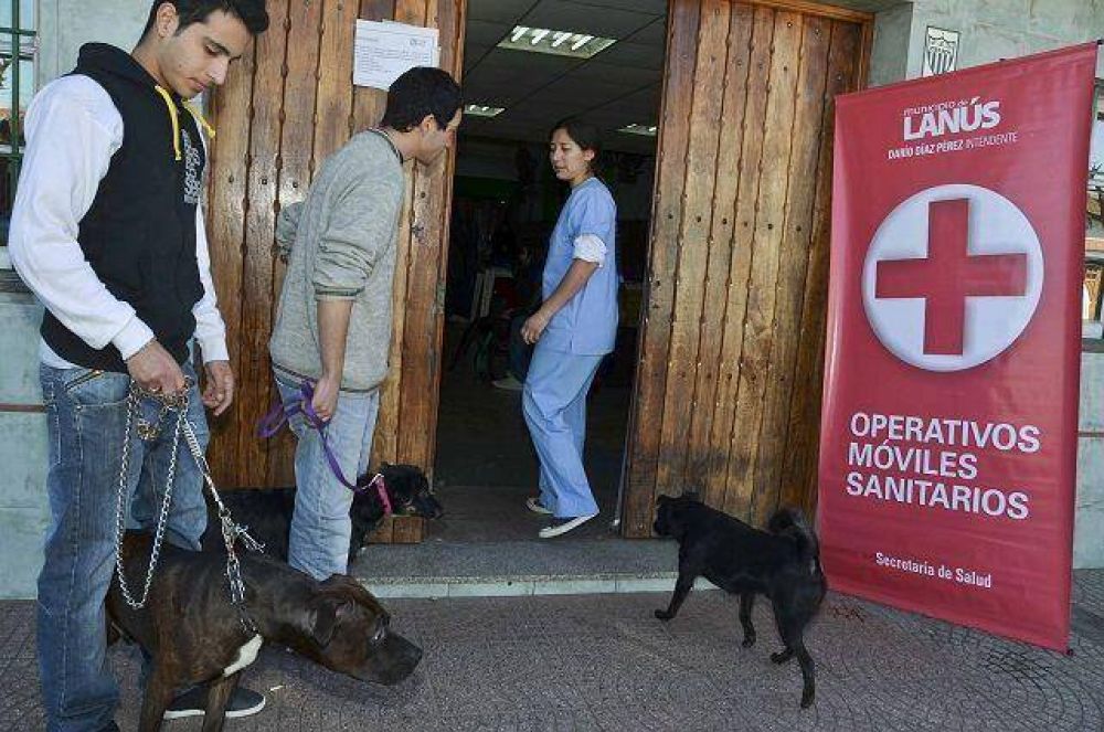 Lan�s: m�s operativos de castraci�n y vacunaci�n en tres barrios