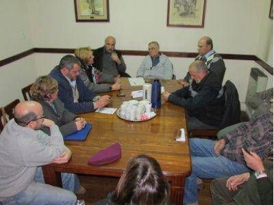 BARAGIOLA SE REUNI� CON DIRECTIVOS DE LA SOCIEDAD RURAL