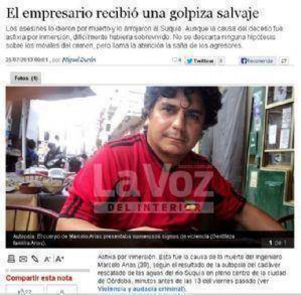 Muchas dudas acerca del m�vil en el crimen del ingeniero mendocino