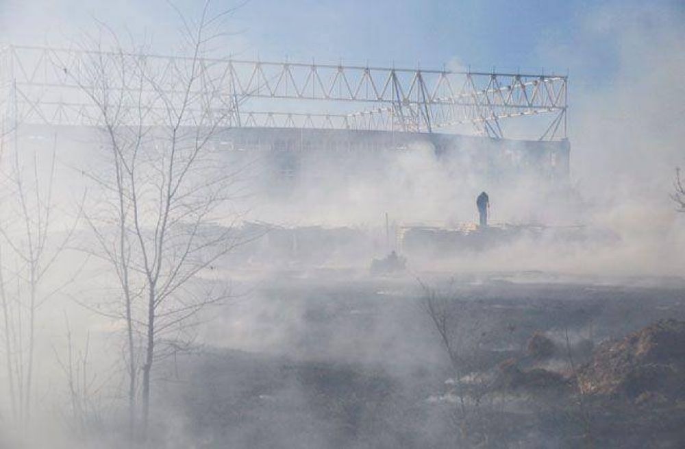 Incendio en el Megaestadio