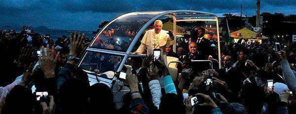 Brasil: el papa Francisco asistir� a un V�a Crucis en la playa