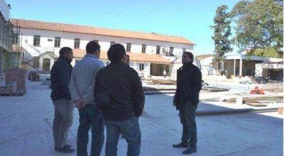 Avanzan las obras de ampliaci�n de la escuela �Normal Sarmiento�