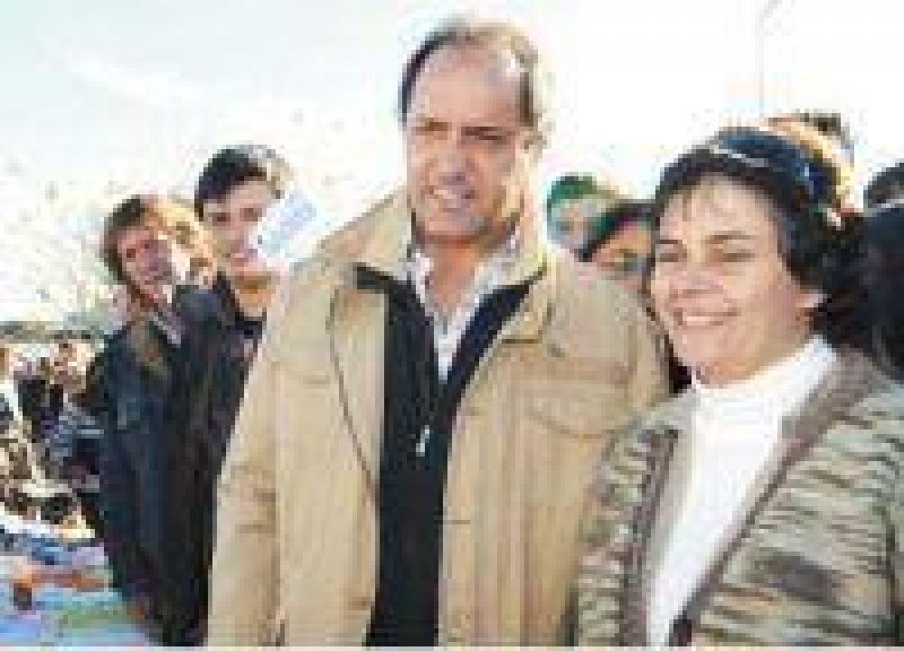 Scioli: "Estoy junto a la presidenta"