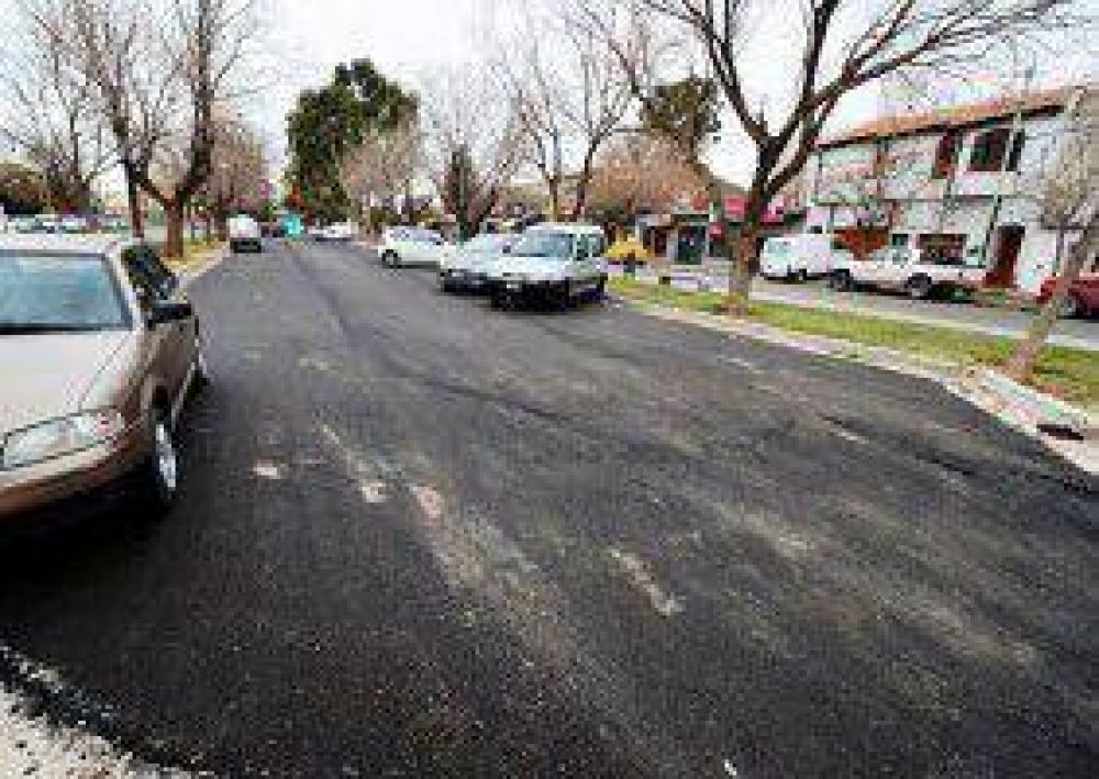 Mejoraron estacionamiento en la avenida Olascoaga