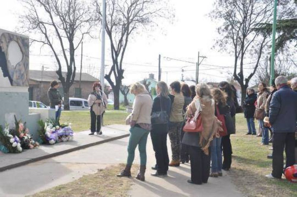 El municipio homenajeó a Eva Perón